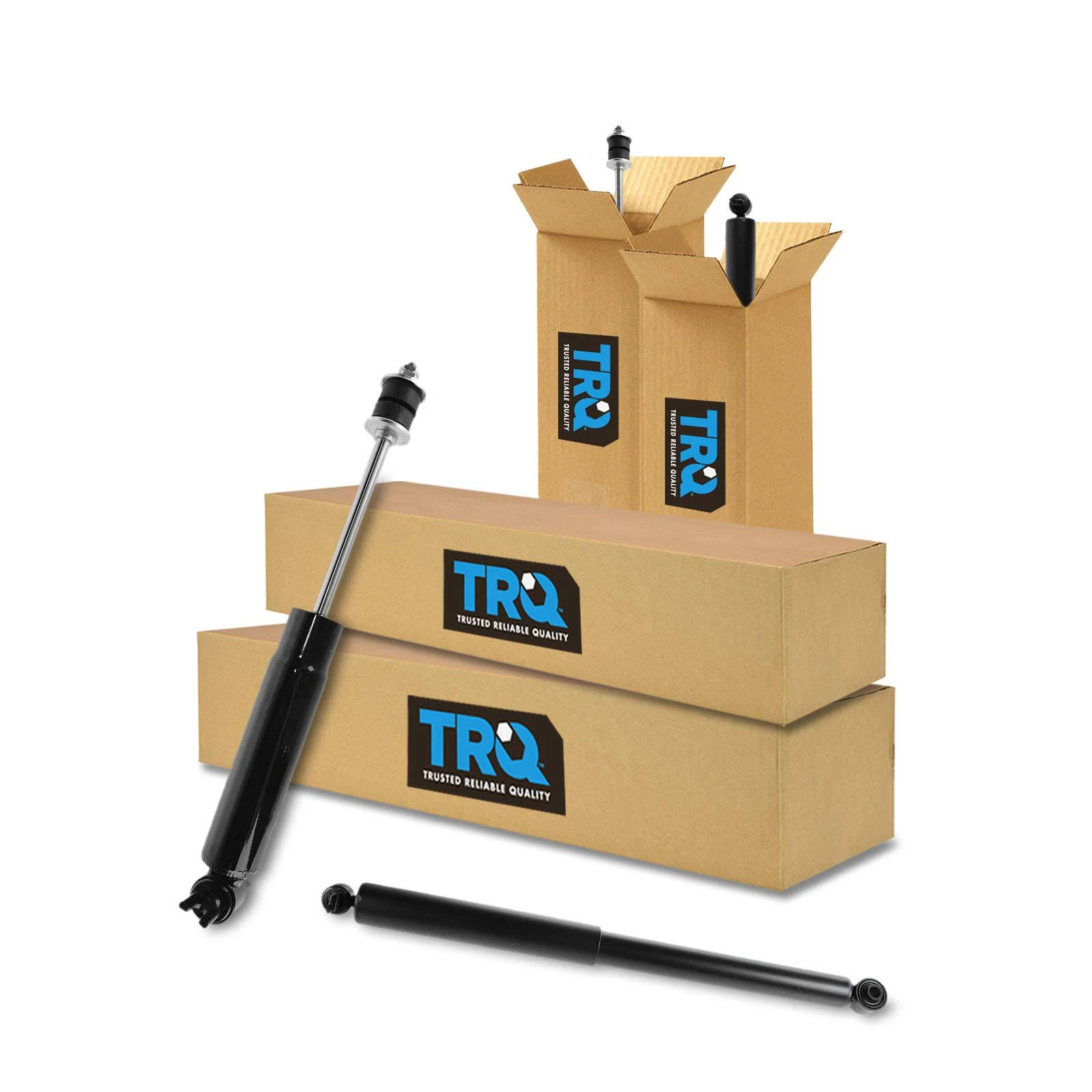 TRQ® SBA60402 - Front and Rear Shock Absorber Kit