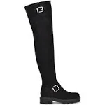 Nine West Women's Nans Over The Knee Boots | Black | Size 9.5 | Suede