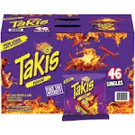 Takis Fuego Rolled Tortilla Chips, 1 Oz., 46 Pk.