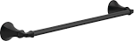 DELTA FAUCET 76418-BL Ashlyn Wall Mounted 18 in. Towel Bar in Matte Black