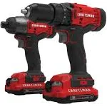 Craftsman CMCK200C2 / V20* Cordless 2 Tool Combo Kit (2 Batteries) New in Box