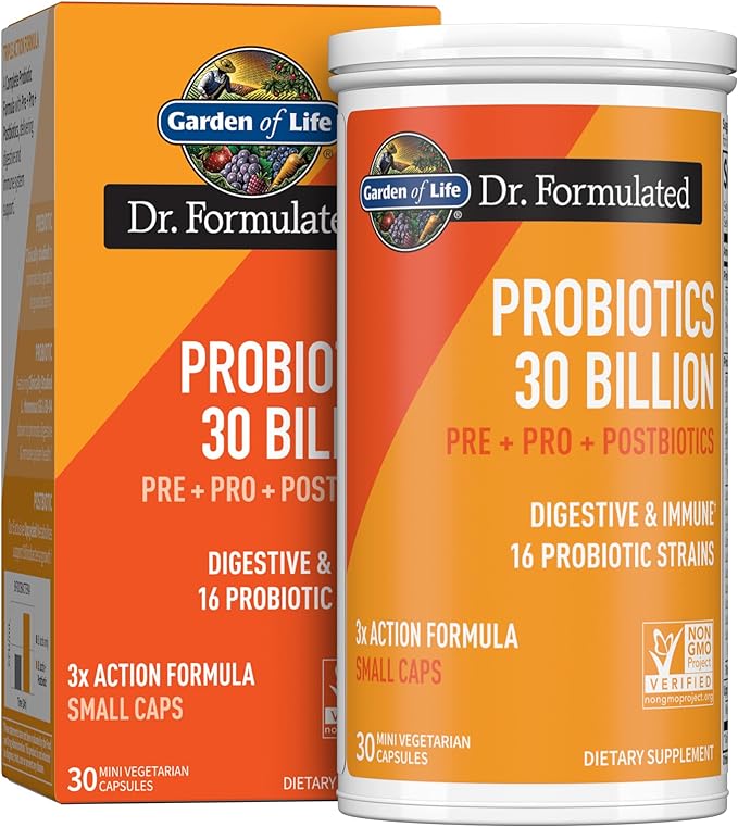 Garden of Life, Probiotics, 30 Billion, 30 Mini Vegetarian Capsules