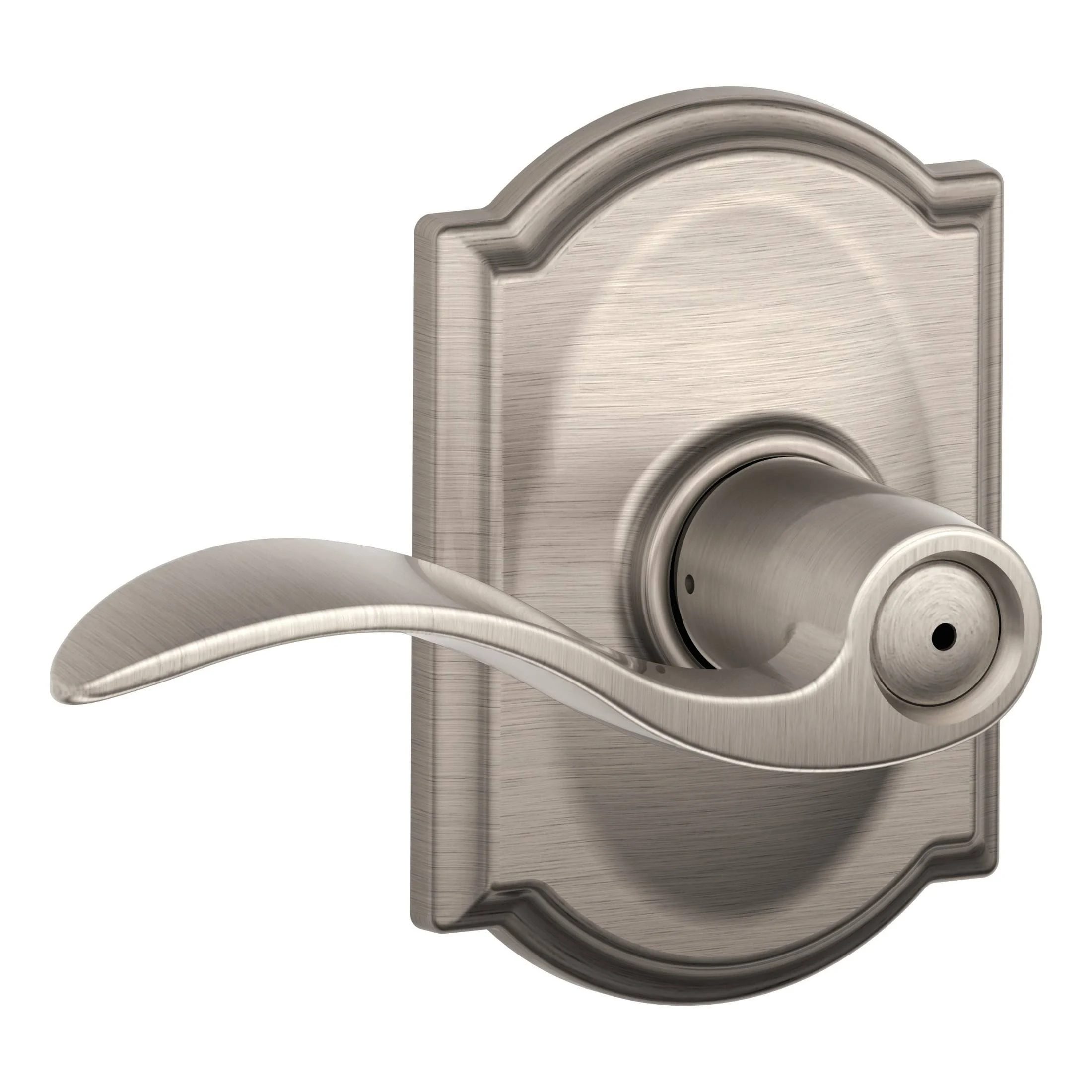 Schlage Residential F40 - Privacy Lock - Accent Lever, 16080 Latch and 10027 Strike