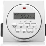 7 Day Heavy Duty Digital Programmable Timer 2-Pack BN-LINK