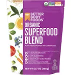 BetterBody Foods Organic Superfood Powder with Protein Vitamins C E and B12 1...