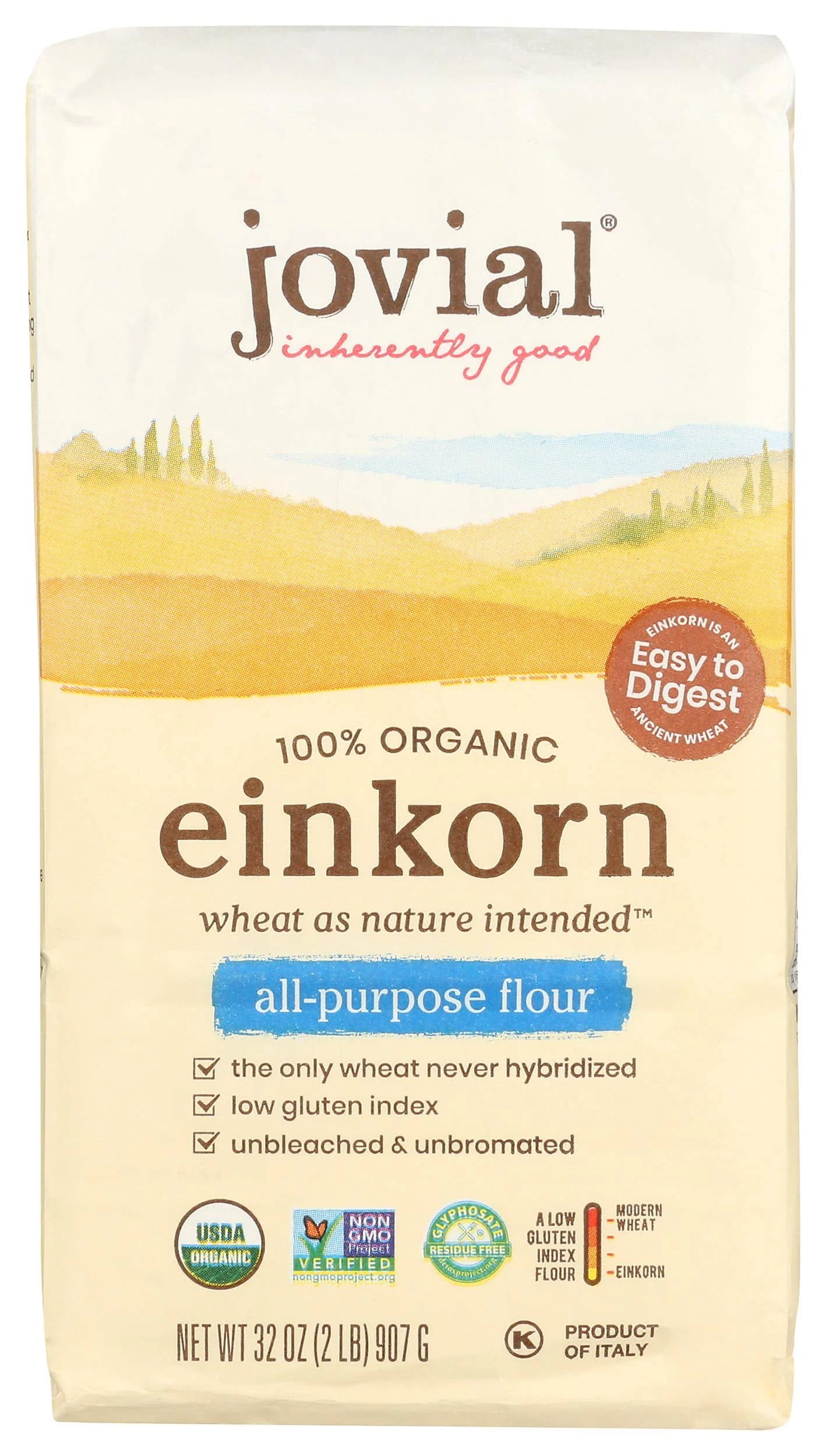 Jovial All-Purpose Flour, 100% Organic, Einkorn - 32 oz