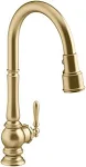 Kohler Artifacts Touchless Pull-Down Kitchen Sink Faucet