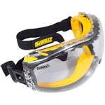 DEWALT DPG82-11 Concealer Clear Anti-Fog Dual Mold Safety Goggle,ZNKJxm 2 Pack (1 Count Clear Lens)