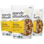 Purely Elizabeth Organic Original, Ancient Grain Granola, Gluten-Free, Non-GMO (3 ct, 12oz Bags)