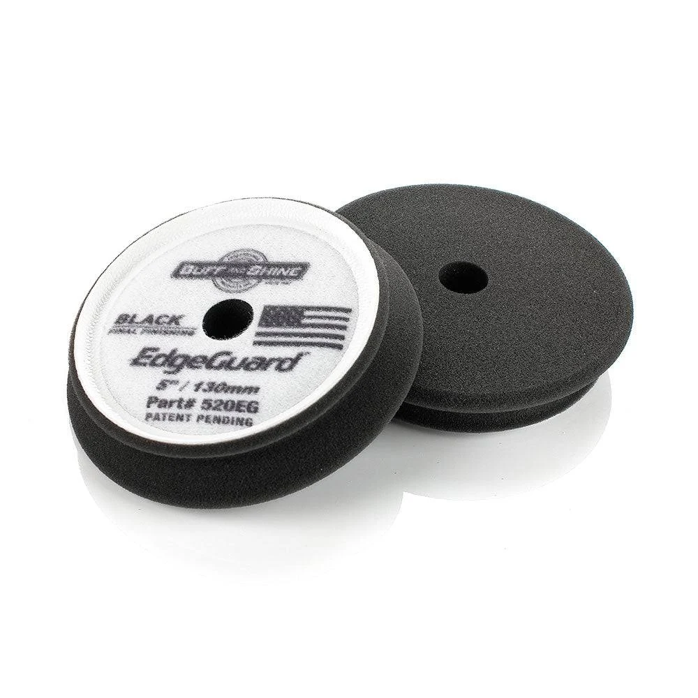 5" Buff and Shine Edge Guard Foam Pad  | 2 Pack | Black Final Finishing