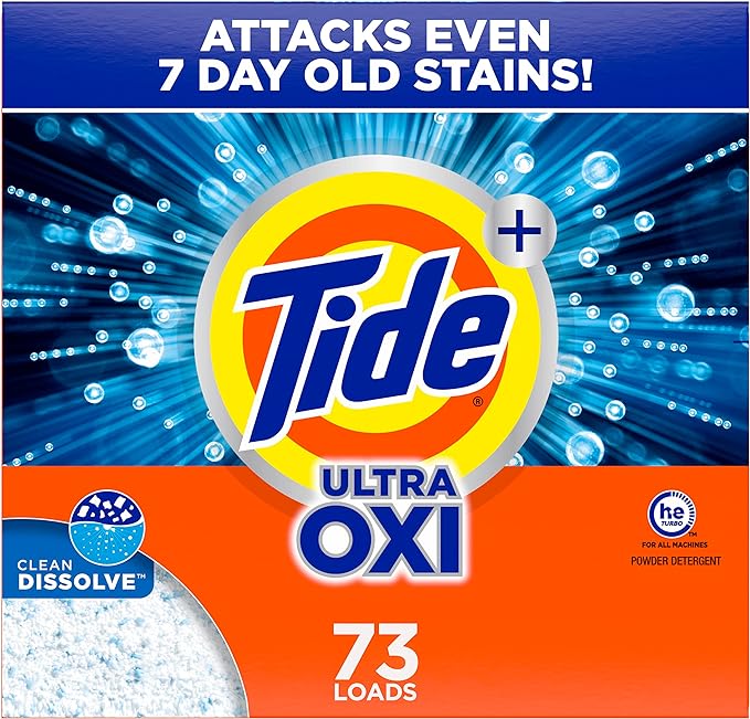 Tide Oxi Powder Laundry Detergent - 127oz