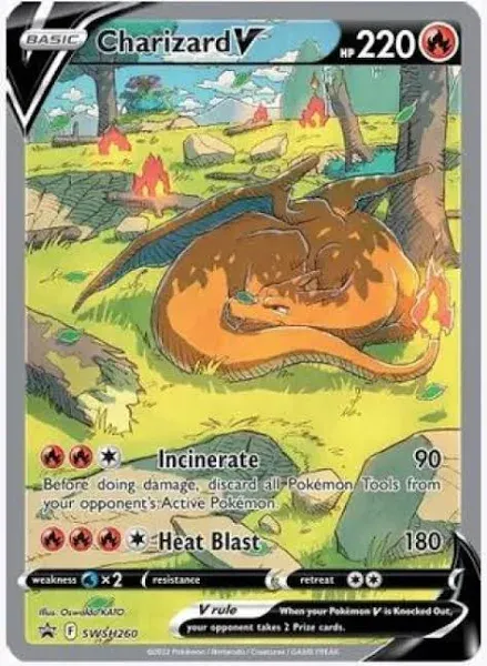 Charizard V SWSH260/298 - SWSH Black Star Promos Holofoil