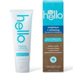 Hello Antiplaque + Whitening Fluoride Free Toothpaste Twin Pack