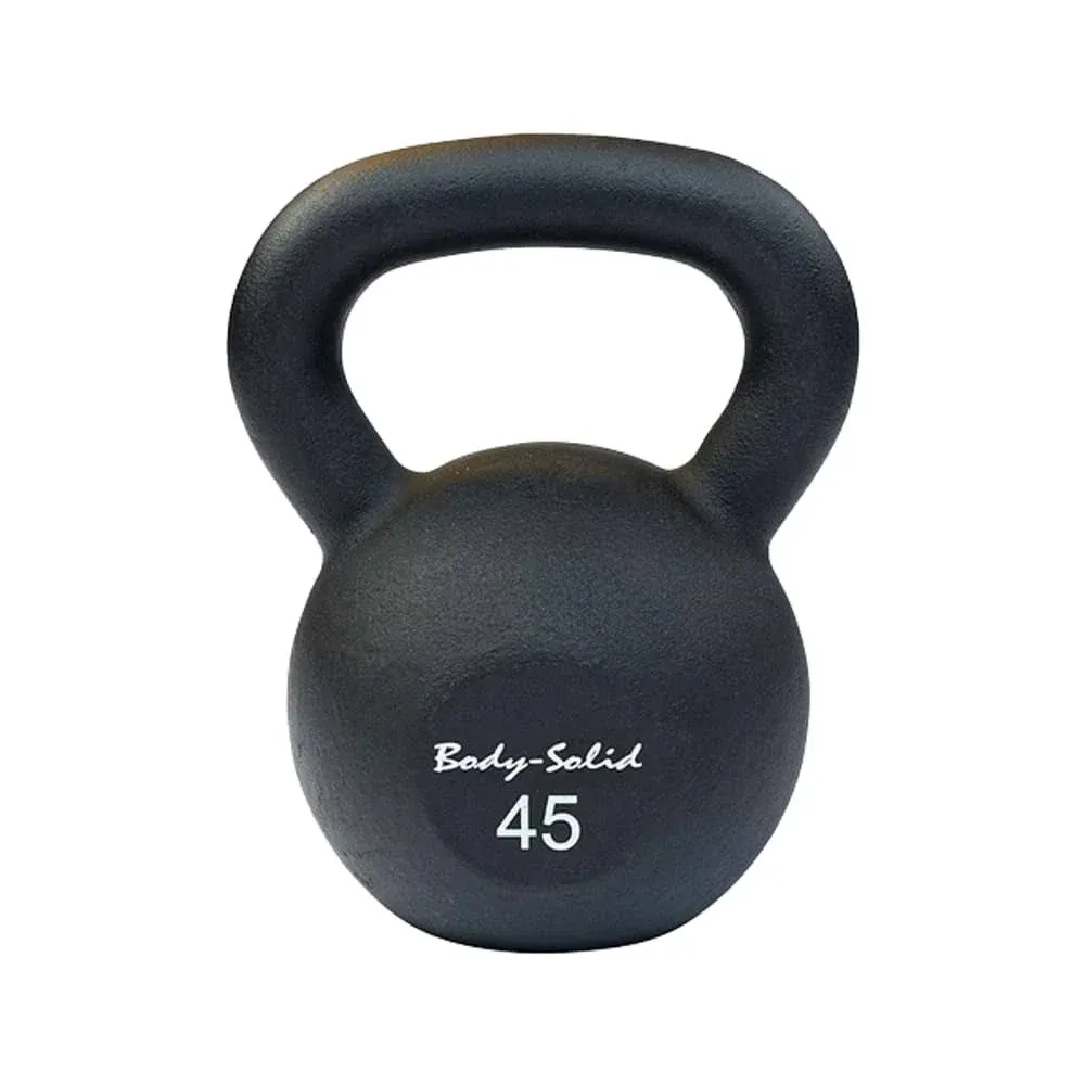 Body-Solid KBR Powder Coated Iron Kettlebells, 45lb