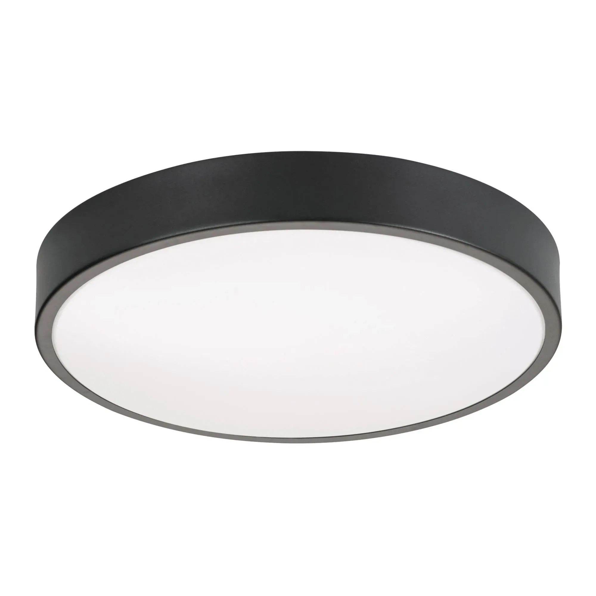 AFX Octavia 14 in. 3-Light Satin Brass LED Flush Mount