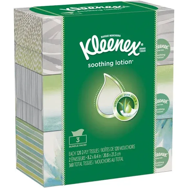 Kleenex Lotion Facial Tissue