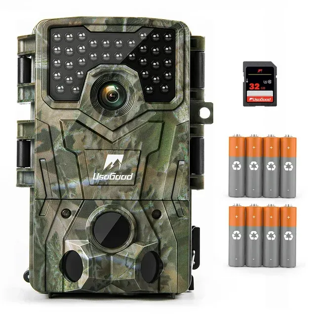 Usogood Huting Trail Camera WiFi 24MP Game Cameras Night Vision Motion Activated