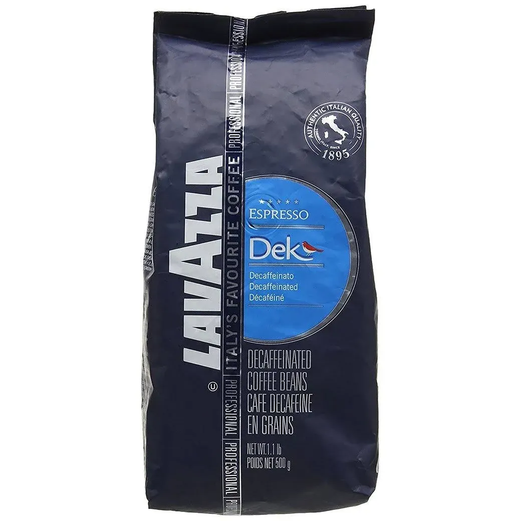 Lavazza Dek Decaf Espresso Whole Bean Coffee