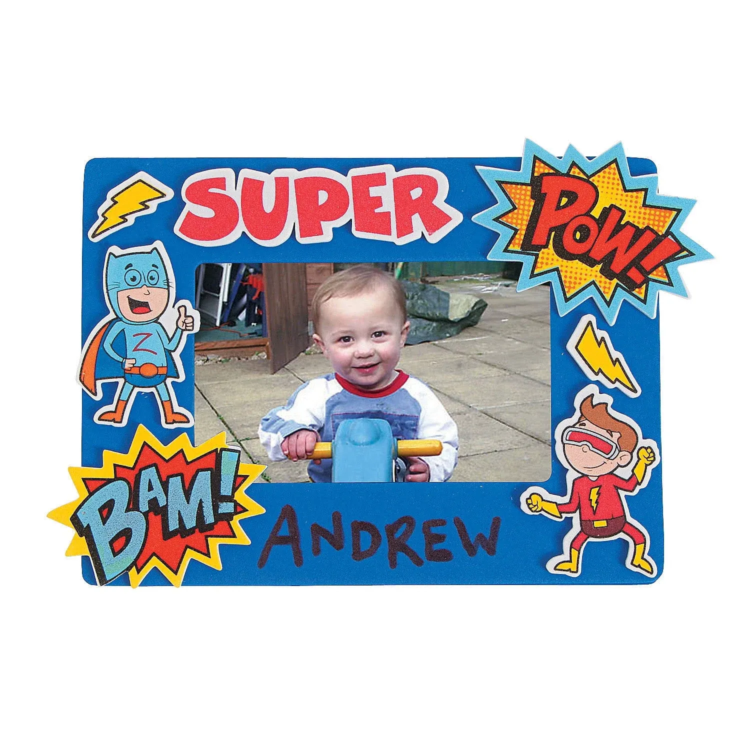 Fun Express Superhero Foam Picture Frame Craft Kits