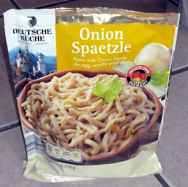 Deutsche Kuche Onion Spaetzle with Onion Sauce, Import..(2 Pack)