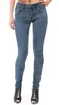 Hybrid & Company Womens Super Comfy Stretch Denim 5 Pocket Jean P22890SK-MEDIUM BLU-5