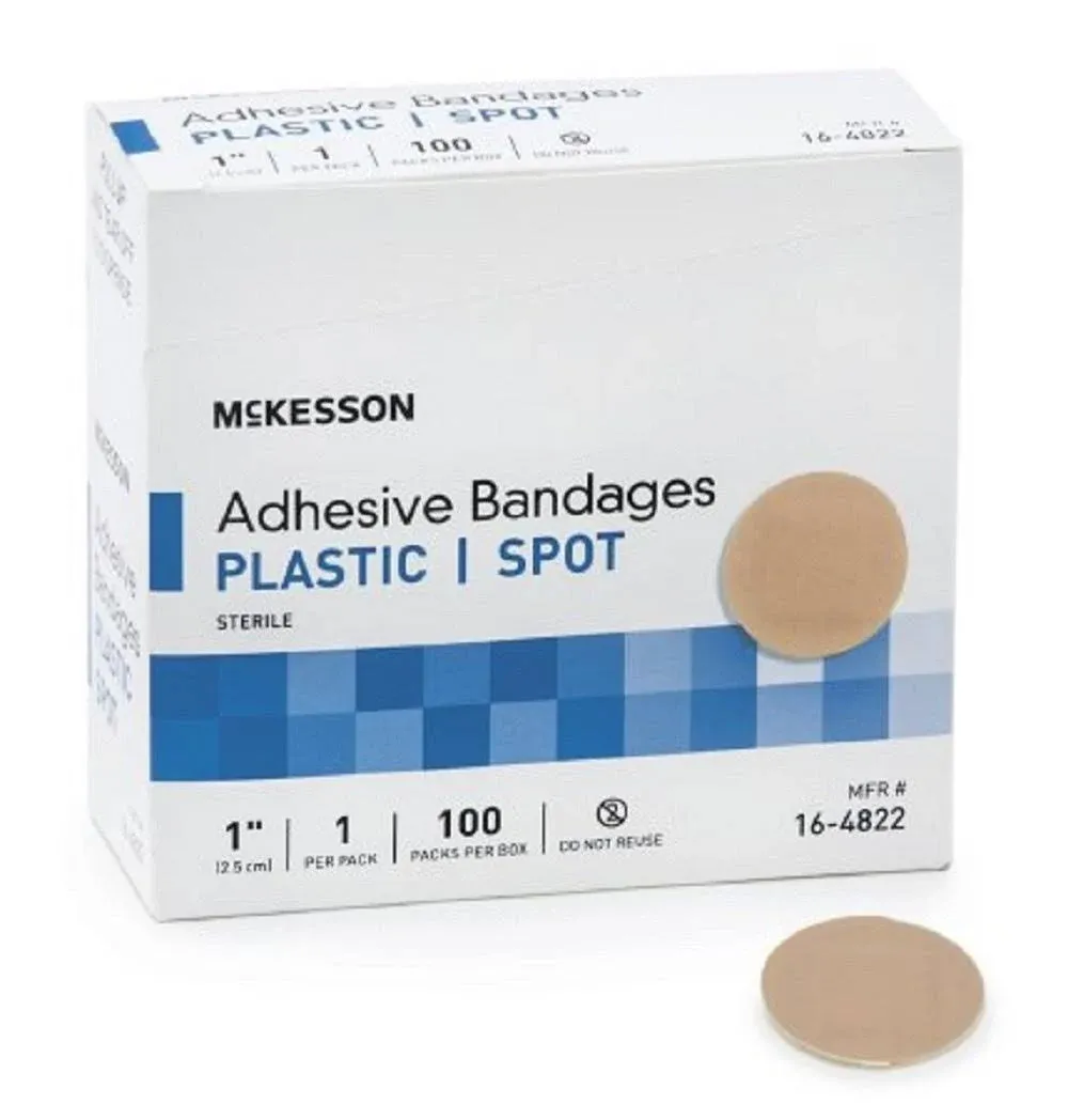 MCK48222000 - McKesson Brand Adhesive Spot Bandage McKesson 1 inch Diameter ...