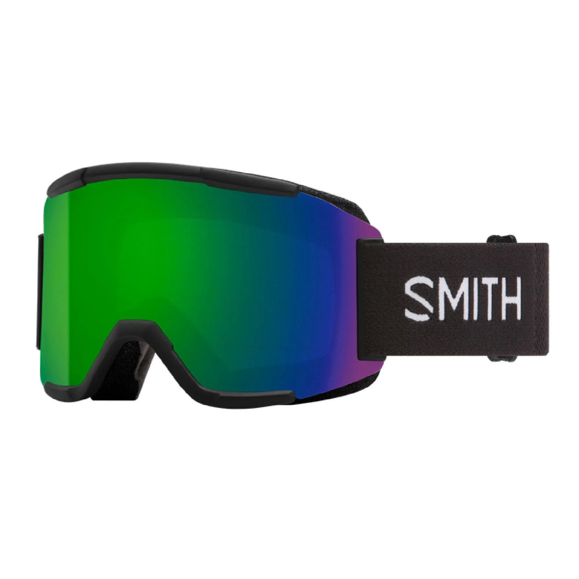 Smith Squad Goggles, Black, ChromaPop Sun Green Mirror