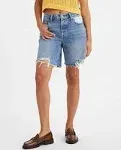 NWT Levi’s 501 90’s High Waist Denim Shorts Light Wash 26