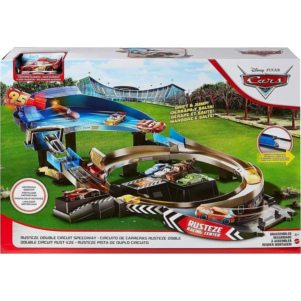 Disney Pixar Cars Rusteze Double Circuit Speedway Playset