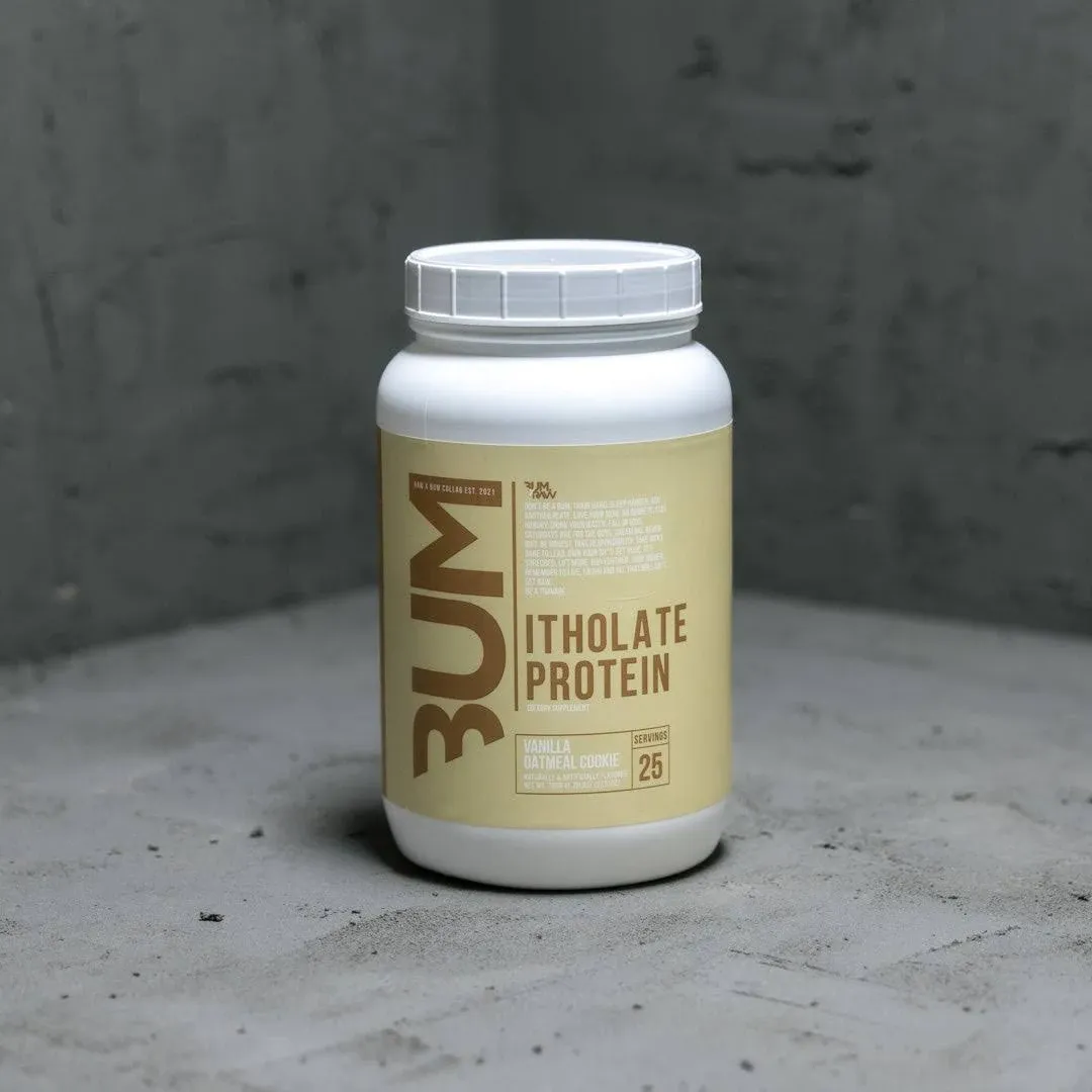 RAW Whey Isolate Protein Powder, Vanilla Oatmeal Cookie (CBUM Itholate Protein) - 100% Grass-Fed Sports Nutrition for Muscle Growth & Recovery - Low-Fat, Low Carb, Naturally Flavored - 25 Servings