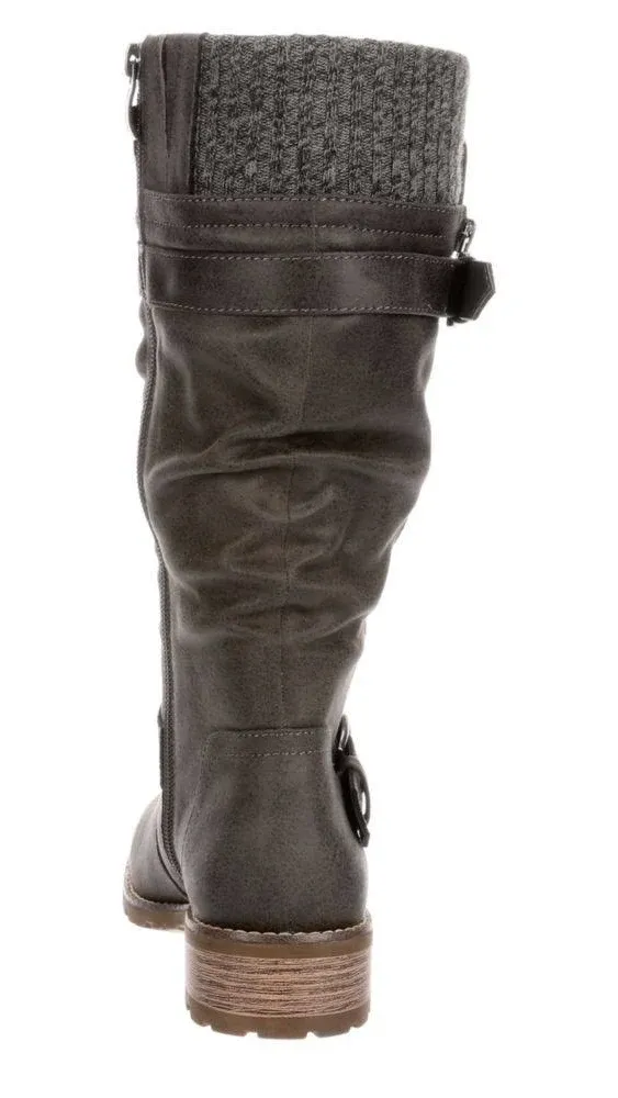 Xappeal Chelsey Tall Boot Women's Grey Size 8M 340006 | Rack Room