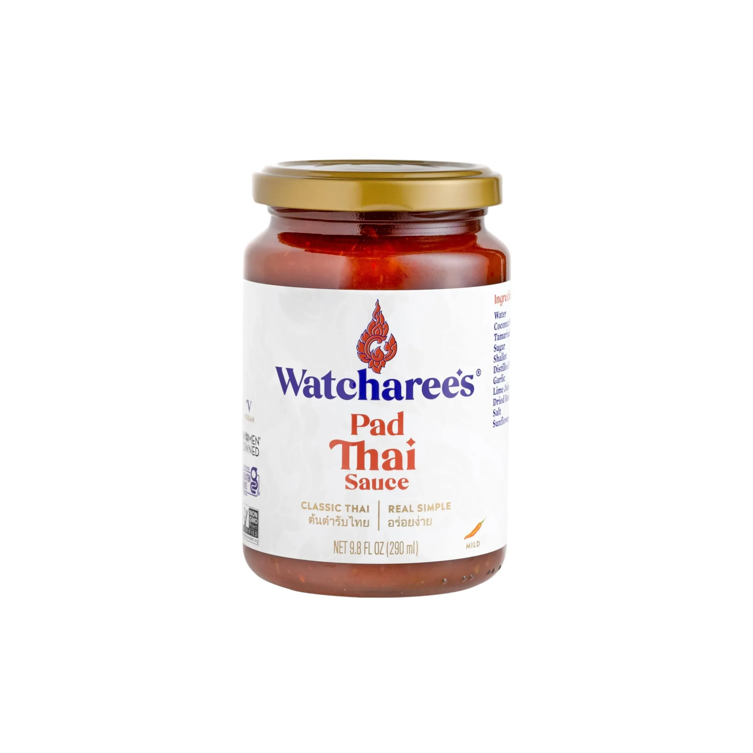 Watcharee&#039;s Pad Thai Sauce - Vegan &amp; Gluten Free - 13.3 oz