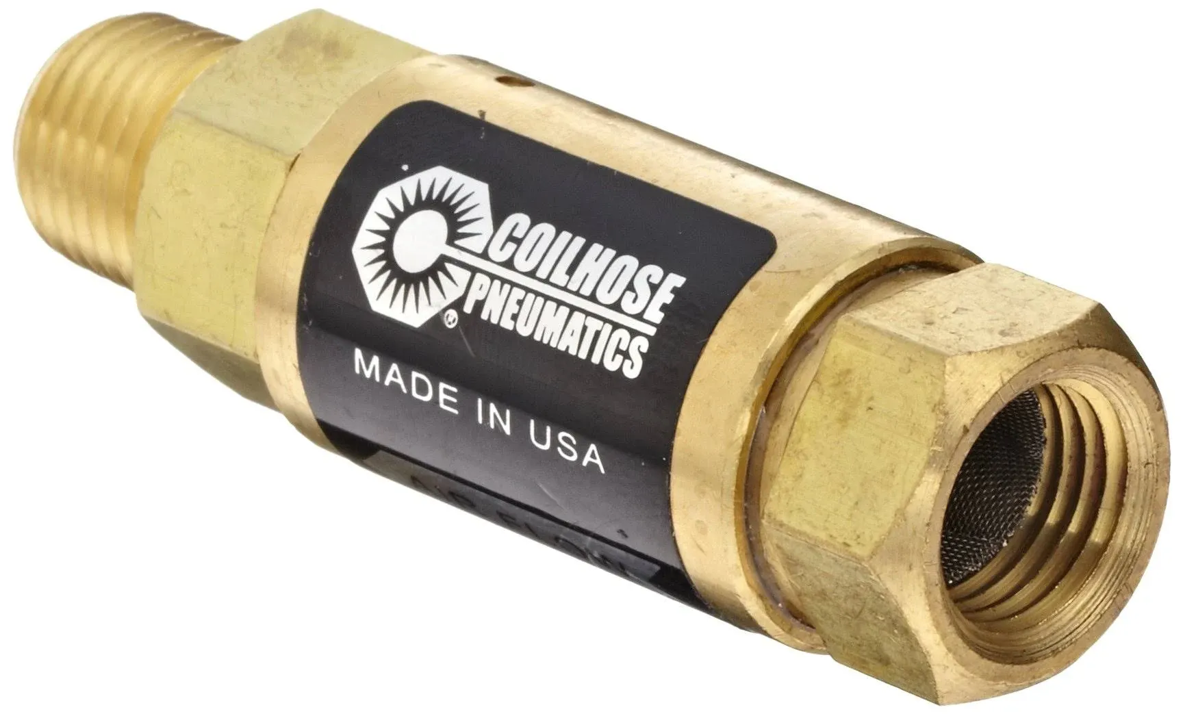 Coilhose Pneumatics 4214-90PS Pre-Set In-Line Pressure Regulator, 1/4-Inch, 90 PSI