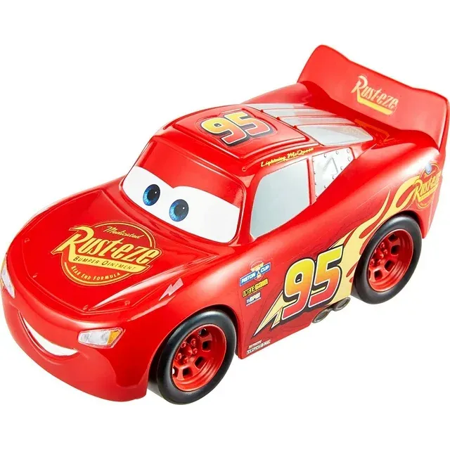 Mattel Disney Pixar Cars Track Talkers Lightning McQueen Vehicle, 5.5-in Movie Talking Movie Toy with Sound Effects, Collectible Character Car, for Kids & Collectors Ages 3 Years Old & Up