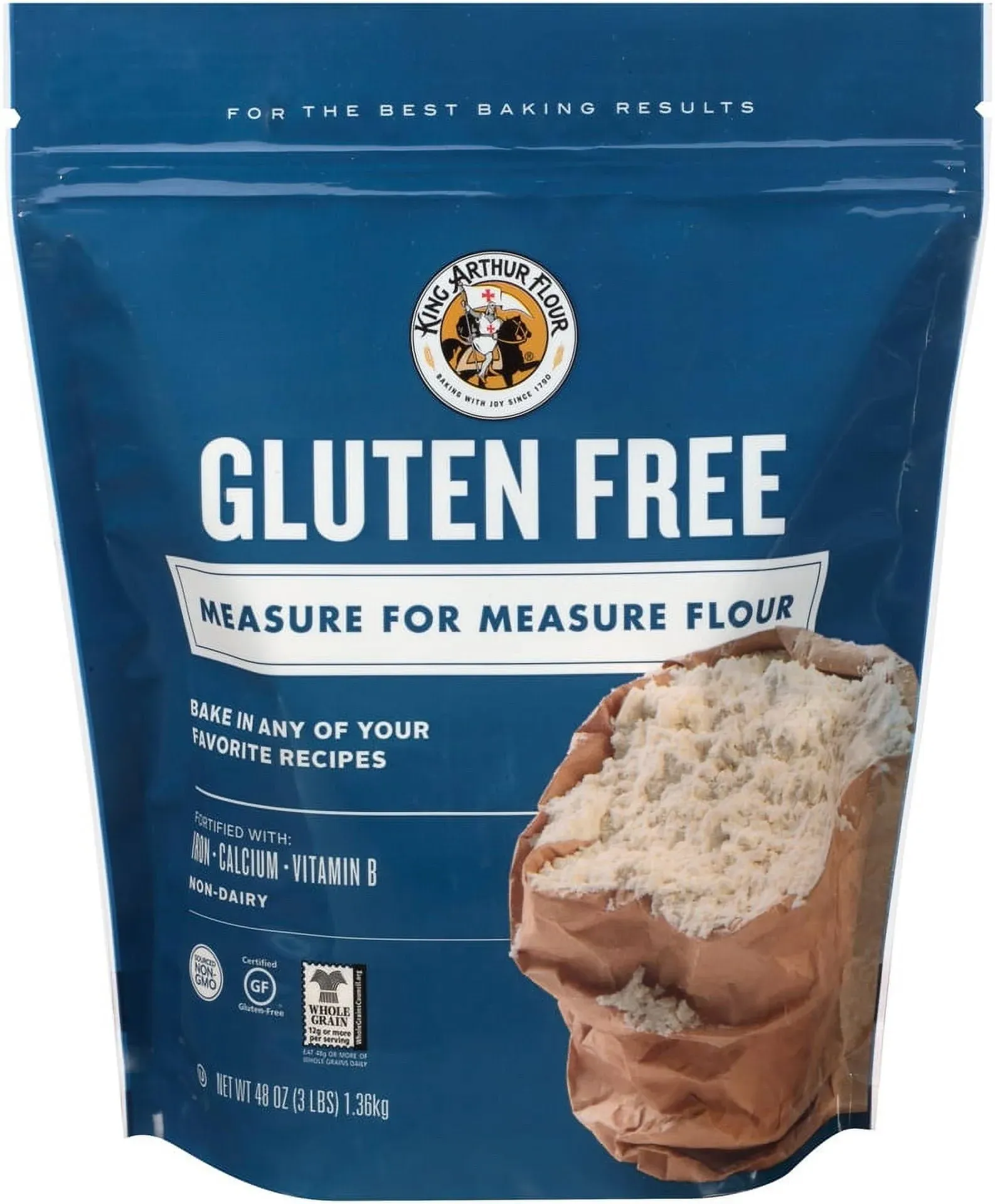 King Arthur Baking Company Flour, Gluten Free, Measure for Measure - 48 oz