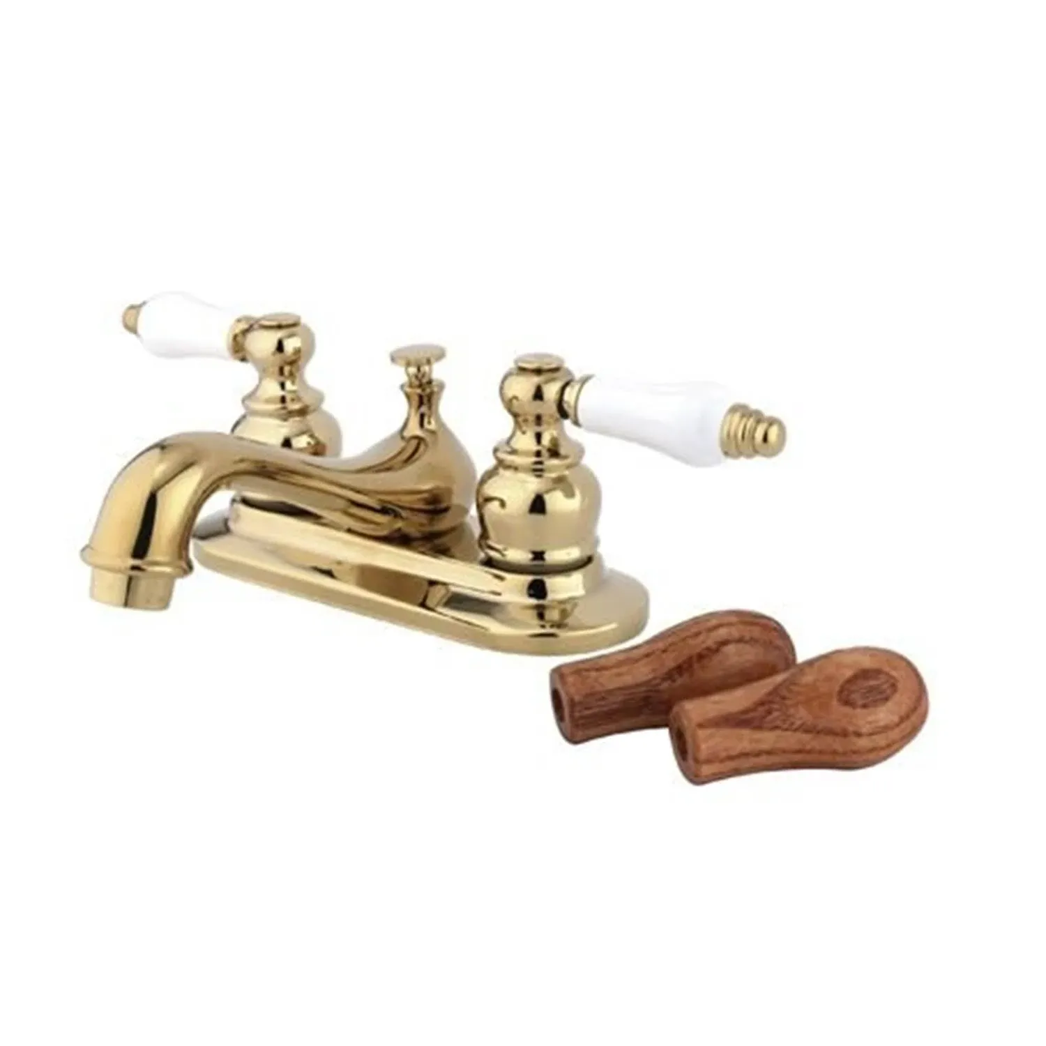 Kingston Brass GKB602B 4-Inch Centerset Lavatory Faucet Polished Brass