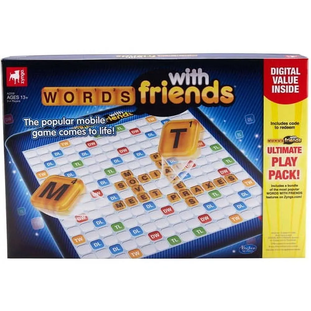 Hasbro Words With Friends Board Game by Zynga Factory Sealed