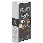 Classic Favorites Collection 6-Piece Clear Plastic Cocktail Mix Capsules