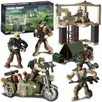 Rani Prize Special Forces Mini Action Figures set356 Pcs DIY Building Toys for Kids Boys Ages 8-12 and Older Includes 3 Army