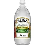 Heinz All Natural Distilled White Vinegar with 5% Acidity 32 fl oz Bottle