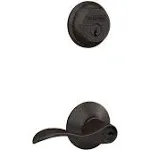 Schlage Single Cylinder Deadbolt and Keyed Entry Accent Lever