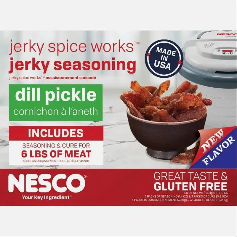 Nesco Bjdp-6 Dill Pickle Jerky Seasoning, 3 Pack