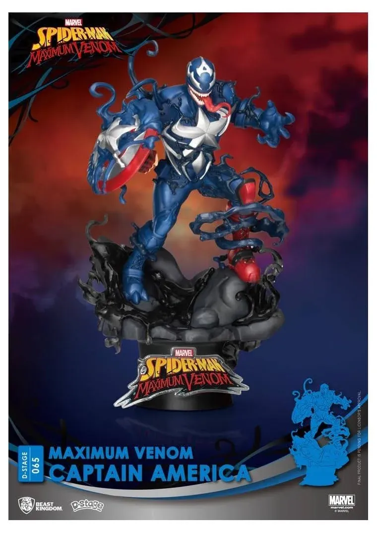 Beast Kingdom Co., Ltd Max Venom Captain America D-Stage Special Edition Statue