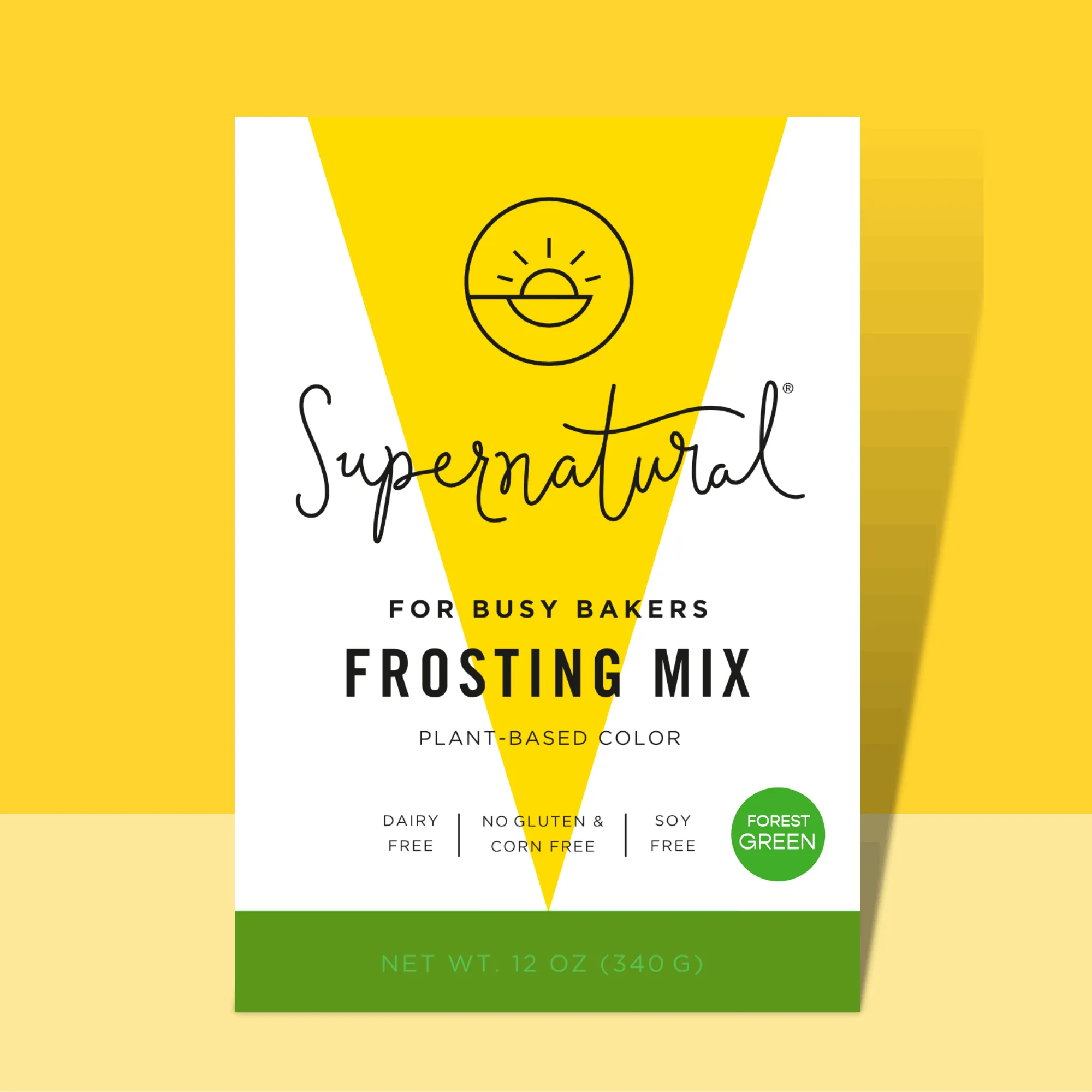 Supernatural Buttercream Frosting Mix Forest Green 12 oz