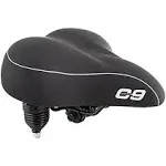 Sunlite Cloud-9 Bicycle Suspension Cruiser Saddle, Cruiser Gel, Tri-color Black