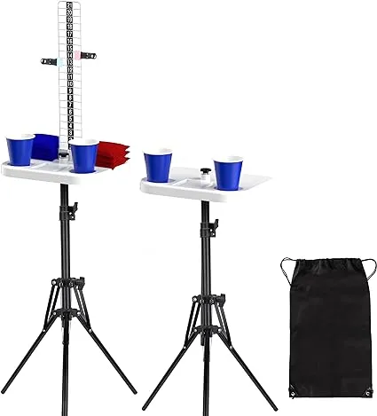 Cornhole Scoreboard 2 Sets Cornhole Score Keeper with Drink Holder Corn Hole Game Accessories for Outside, Yard Game