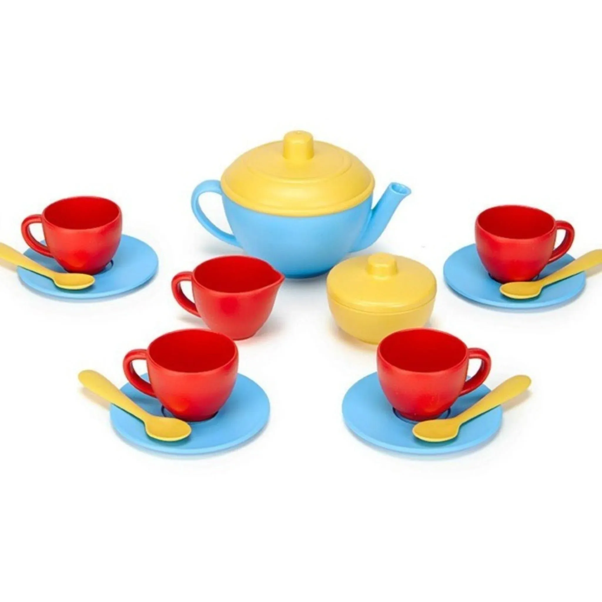 Green Toys Tea Set, Blue