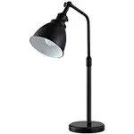 WINGBO Black Metal Table Lamp Industrial Nightstand Reading Light Desk with Marble Base Flexible Head 23 7 Height Adjustable at MechanicSurplus.com