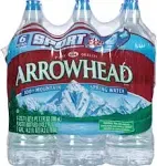 Arrowhead 100% Mountain Spring Water Plastic Sport Cap - 6-23.7 Fl. Oz.