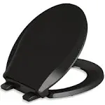 Kohler K-4639-RL Cachet ReadyLatch Round-Front Quiet-Close Toilet Seat - Black